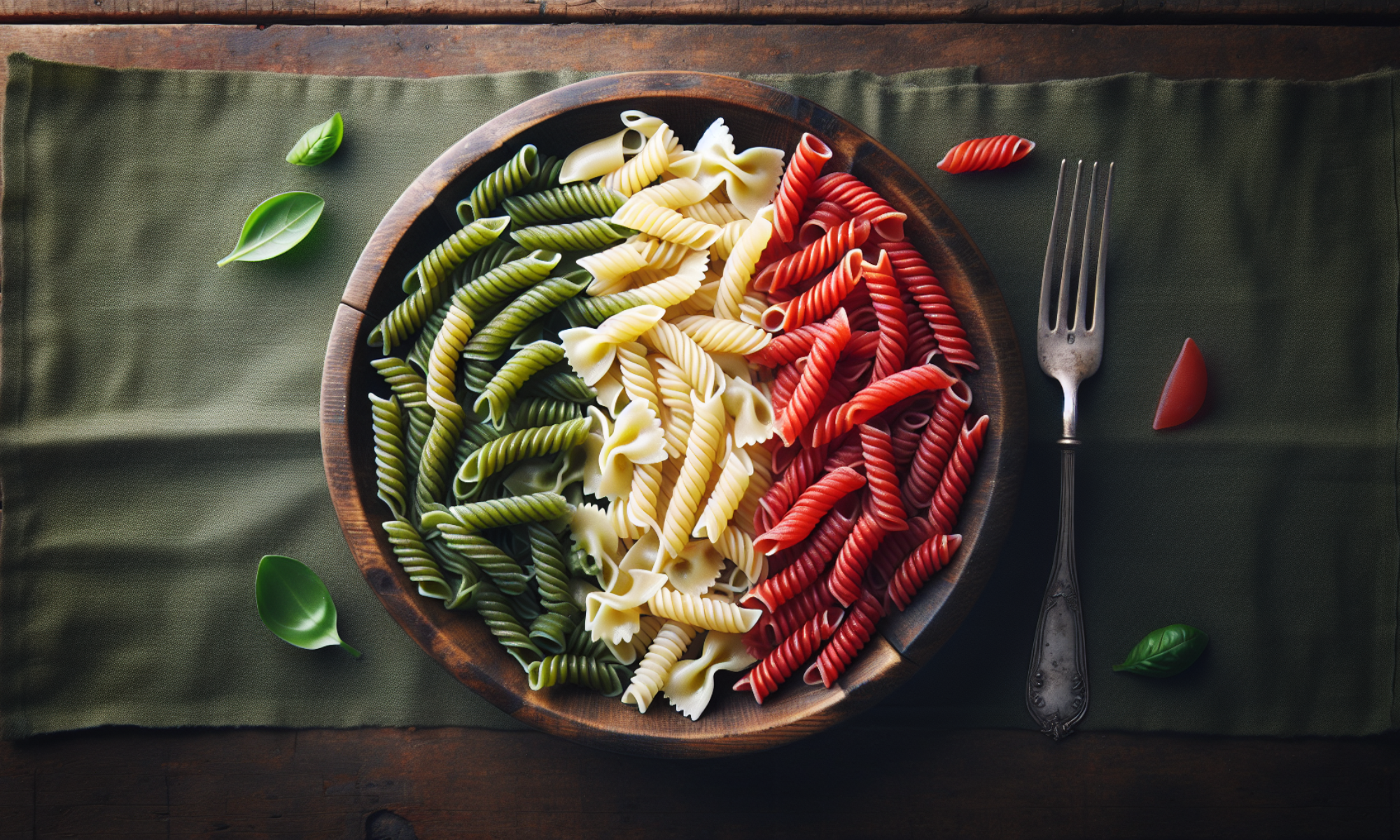 Pasta tricolore